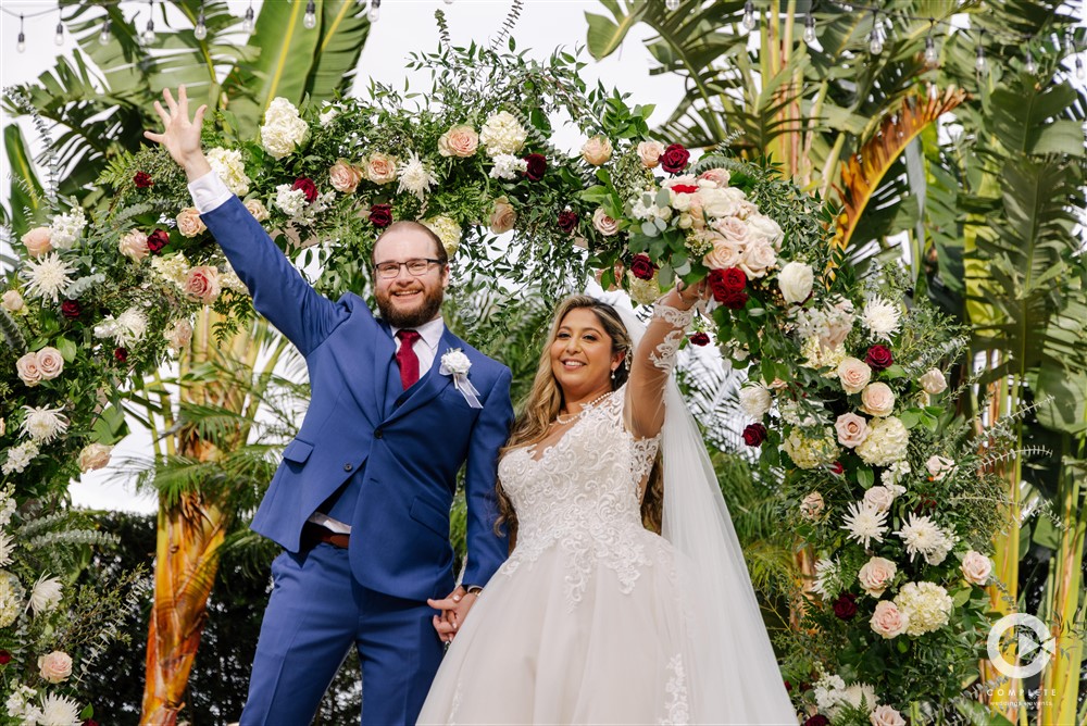 The Club at The Strand newlyweds.