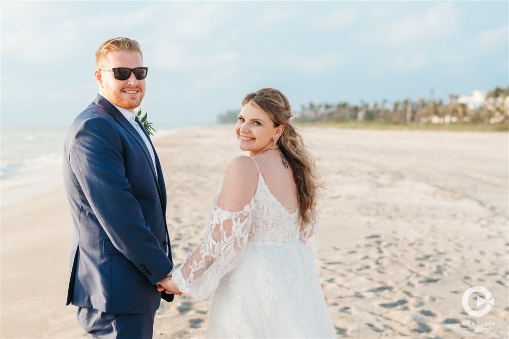 Captiva Island beach wedding at Tween Waters Resort