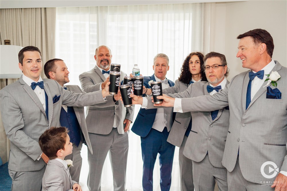 Marco Island, Florida groom and groomsmen.