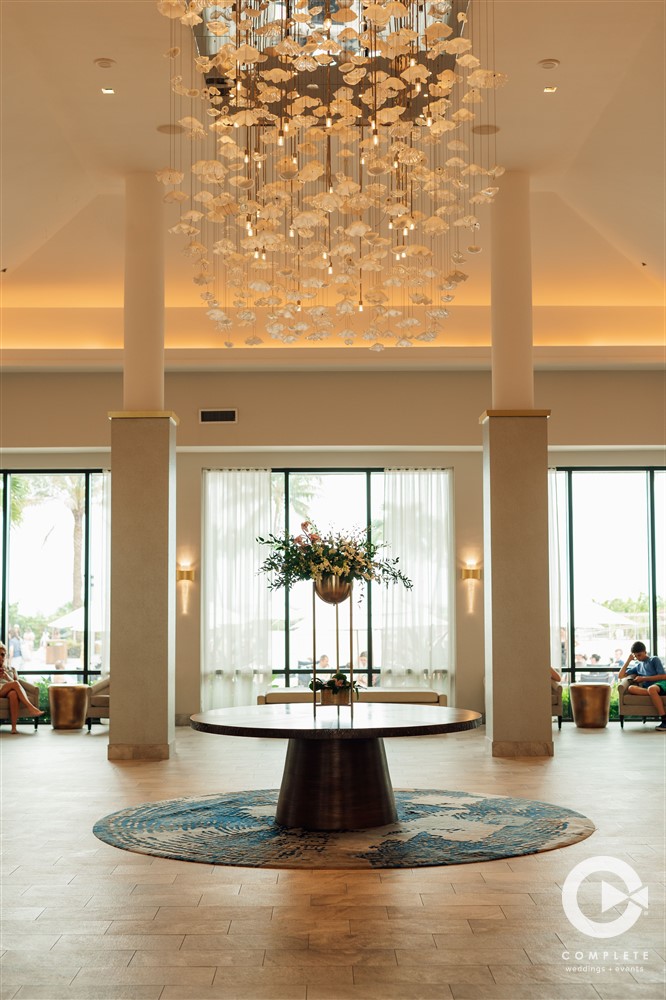 Marco Island Hilton lobby.