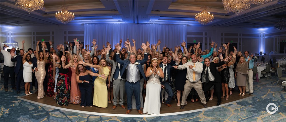 Marco Island Hilton wedding reception photo.