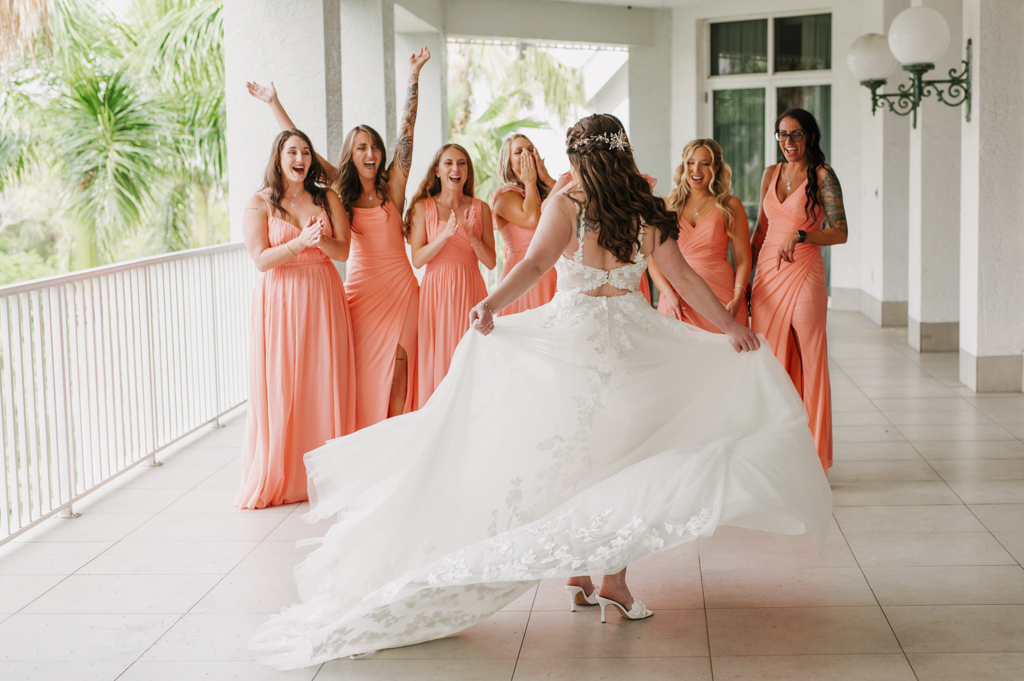 First Look Bridesmaids