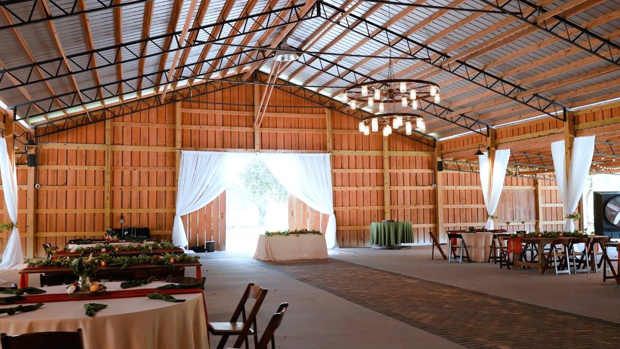 The Venue at Mudge Ranch Wedding Barn Inside