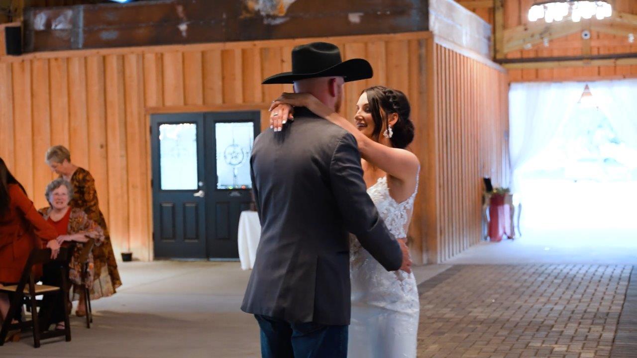 The Venue at Mudge Ranch Wedding Bride & Groom First Dance