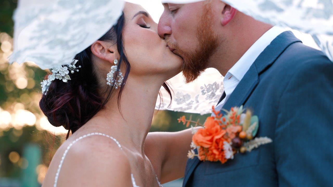 The Venue at Mudge Ranch Wedding Couple