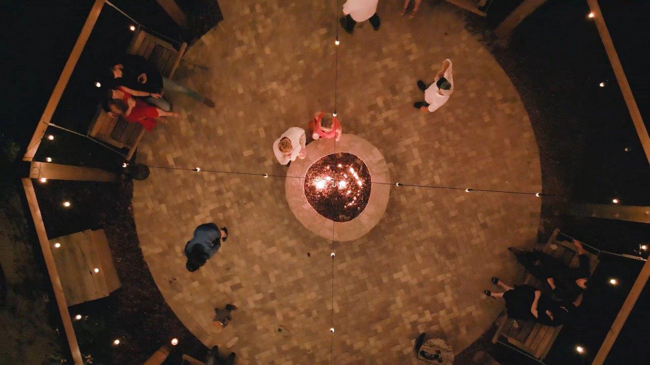 The Venue at Mudge Ranch Wedding Drone Shot