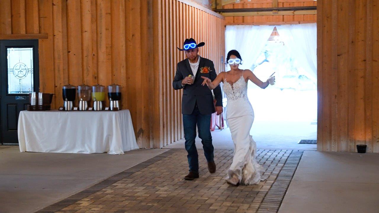 The Venue at Mudge Ranch Wedding Introductions Couple