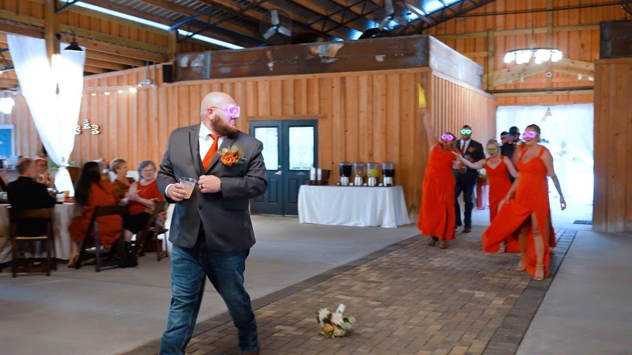 The Venue at Mudge Ranch Wedding Introductions